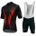 Colnago Master Pissei Schwarz Rot Fahrradbekleidung Radtrikot Satz Kurzarm+Kurz Trägerhose GTNB8