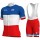 Groupama Fdj French Champion 2018 Fahrradbekleidung Radtrikot Satz Kurzarm+Kurz Trägerhose XFQ5M