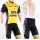 LottoNL-Jumbo 2018 Fahrradbekleidung Satz Fahrradtrikot Kurzarm Trikot und Kurz Trägerhose CRJMT