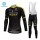 Mitchelton Scott 2018 Winter Fahrradbekleidung Radtrikot Langarm+Lang Trägerhose 1NNA9