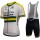 Mitchelton Scott 2018-Australian Champion Fahrradbekleidung Radtrikot Satz Kurzarm+Kurz Trägerhose ECTI9