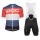 POC Essential prismane multi red Fahrradbekleidung Satz Fahrradtrikot Kurzarm Trikot und Kurz Trägerhose ELN7R