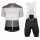 POC Essential steel multi grey Fahrradbekleidung Satz Fahrradtrikot Kurzarm Trikot und Kurz Trägerhose ERNZY