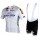 Quick-Step Floors 2018 Tour Special Edition weiß Fahrradbekleidung Radtrikot Satz Kurzarm+Kurz Trägerhose 39M64