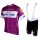 Quick-Step Floors 2018 Tour Special Edition purper Fahrradbekleidung Radtrikot Satz Kurzarm+Kurz Trägerhose 24IOM
