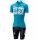 Team Sky 2018 Dame blau Fahrradbekleidung Radteamtrikot Kurzarm+Kurz Radhose 6ILMV