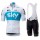 TEAM SKY 2018 weiß Fahrradbekleidung Satz Fahrradtrikot Kurzarm Trikot und Kurz Trägerhose LBUFX