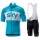 TEAM SKY 2018 weiß Fahrradbekleidung Satz Fahrradtrikot Kurzarm Trikot und Kurz Trägerhose 7R8DK
