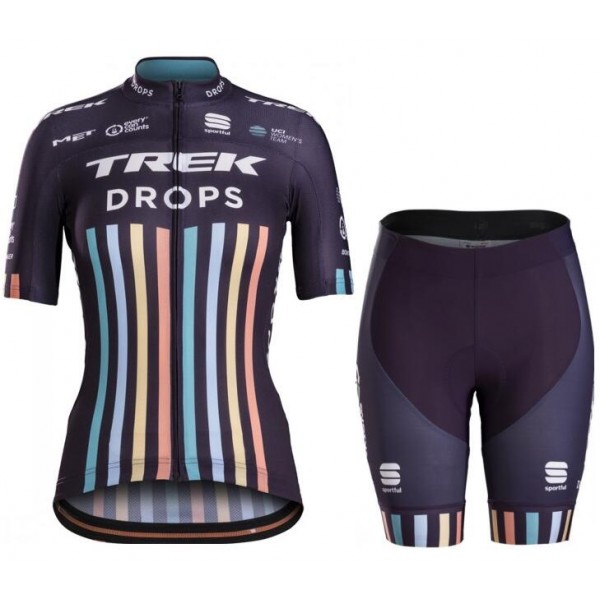 TREK-DROPS 2018 Damen Fahrradbekleidung Radteamtrikot Kurzarm+Kurz Radhose XAH4C TREK-DROPS 2018 Damen Fahrradbekleidung Radteamtrikot Kurzarm+Kurz Radhose XAH4C