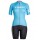 BONTRAGER Anara blau Damen Fahrradbekleidung Radteamtrikot Kurzarm+Kurz Radhose FH5MJ