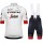 TREK-SEGAFREDO Tour de France 2018 Fahrradbekleidung Radtrikot Satz Kurzarm+Kurz Trägerhose EJ1EL