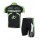 Merida 2014 Radbekleidung Radtrikot Kurzarm und Fahrradhosen Kurz Schwarz grün XVJNB