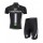 Merida 2014 Radbekleidung Radtrikot Kurzarm und Fahrradhosen Kurz Schwarz weiß L8EE2