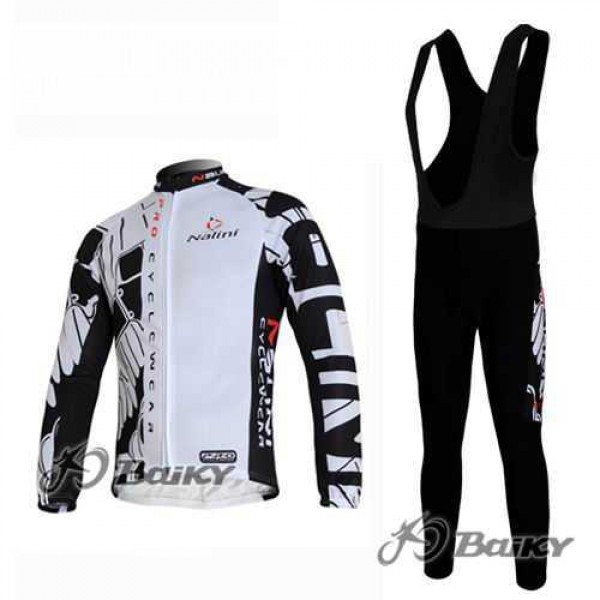 Nalini Pro Team Fahrradbekleidung Radteamtrikot Langarm+Lang Trägerhose weiß Schwarz 7KTPP Nalini Pro Team Fahrradbekleidung Radteamtrikot Langarm+Lang Trägerhose weiß Schwarz 7KTPP