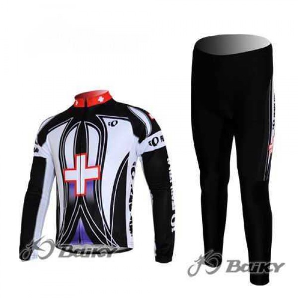 Pearl Izumi Pro Team Fahrradtrikot Radbekleidung Langarm+Lang Fahrradhose weiß Schwarz Rot GWU1B Pearl Izumi Pro Team Fahrradtrikot Radbekleidung Langarm+Lang Fahrradhose weiß Schwarz Rot GWU1B
