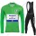 Deceuninck quick step 2021 Tour De France Fahrradbekleidung Radtrikot Langarm+Lang Trägerhose ZBJKR