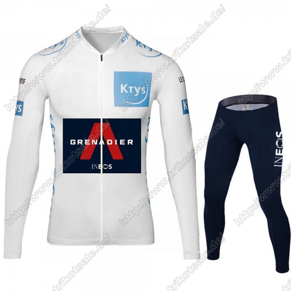 Team INEOS Grenadier Tour De France 2021 Herren Fahrradbekleidung Radtrikot Langarm White YDYND Team INEOS Grenadier Tour De France 2021 Herren Fahrradbekleidung Radtrikot Langarm White YDYND