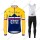 Jumbo Visma 2021 SLOVAKIAN Fahrradbekleidung Radtrikot Langarm+Collant Cycliste QSUUC