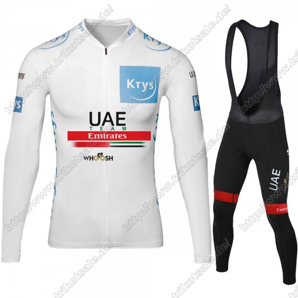UAE EMIRATES Tour De France 2021 Fahrradbekleidung Radtrikot Langarm+Lang Trägerhose NVVVJ UAE EMIRATES Tour De France 2021 Fahrradbekleidung Radtrikot Langarm+Lang Trägerhose NVVVJ