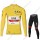 UAE EMIRATES Tour De France 2021 Fahrradbekleidung Radtrikot Langarm+Lang Trägerhose ATEMF