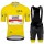 Gelb UAE Emirates Tour De France 2021 Fahrradbekleidung Radteamtrikot Kurzarm+Kurz Radhose Kaufen 27 cS3gY