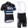 2016 SKY Pro Fahrradbekleidung Radteamtrikot Kurzarm+Kurz Radhose Kaufen Schwarz blau_01 WEWF2