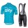 2017 Sky Fahrradbekleidung Radteamtrikot Kurzarm+Kurz Radhose Kaufen blau XTFAS