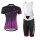 2016-2017 Scott Fahrradbekleidung Radteamtrikot Kurzarm+Kurz Radhose Kaufen purper Damen H6FSN