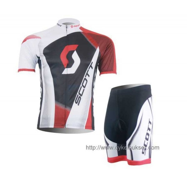 Scott RC Pro Radbekleidung Radtrikot Kurzarm und Fahrradhosen Kurz Rot weiß 56414 Scott RC Pro Radbekleidung Radtrikot Kurzarm und Fahrradhosen Kurz Rot weiß 56414