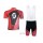 Scott RC Pro Fahrradbekleidung Radteamtrikot Kurzarm+Kurz Radhose Kaufen Rot Schwarz II 24A3K