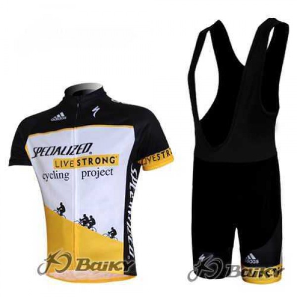 Specialized Livestrong Fahrradbekleidung Radteamtrikot Kurzarm+Kurz Radhose Kaufen weiß gelb L93I8 Specialized Livestrong Fahrradbekleidung Radteamtrikot Kurzarm+Kurz Radhose Kaufen weiß gelb L93I8