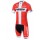 2016 Stolting Radbekleidung Fahrradtrikot Kurzarm und Fahrradhosen Kurz Rot HLTIF