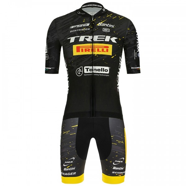 TREK PIRELLI 2020 Fahrradbekleidung Set Radtrikot Kurzarm+kurze Radhose TREK PIRELLI 2020 Fahrradbekleidung Set Radtrikot Kurzarm+kurze Radhose