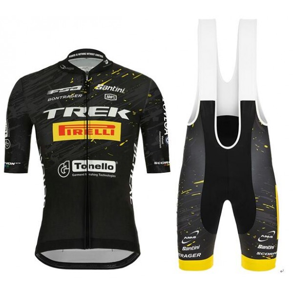 TREK PIRELLI 2020 Fahrradbekleidung Set Radtrikot Kurzarm+Trägerhose kurz TREK PIRELLI 2020 Fahrradbekleidung Set Radtrikot Kurzarm+Trägerhose kurz