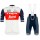 TREK-SEGAFREDO 2020 Fahrradbekleidung Set Radtrikot langer RV+Trägerhose SANTINI Radsport-Profi-Team