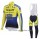 Teams Saxo Tinkoff 2014 Fahrradbekleidung Radtrikot Langarm+Lang Trägerhose JN9Q4