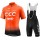 CCC Team Reno Orange 2019 Fahrradbekleidung Radtrikot Satz Kurzarm+Kurz Trägerhose OOTS3