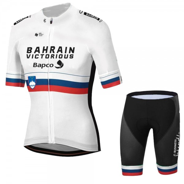 Weiß Slovenia Tour De France Bahrain Victorious 2021 Kurz Fahrradhose 101 Weiß Slovenia Tour De France Bahrain Victorious 2021 Kurz Fahrradhose 101