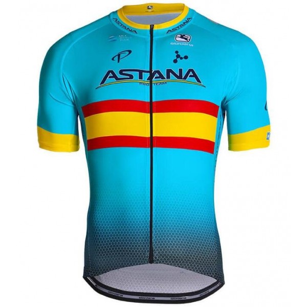 ASTANA PRO TEAM Spanish Champion 2019 Fahrradbekleidung Radtrikot 277LG ASTANA PRO TEAM Spanish Champion 2019 Fahrradbekleidung Radtrikot 277LG