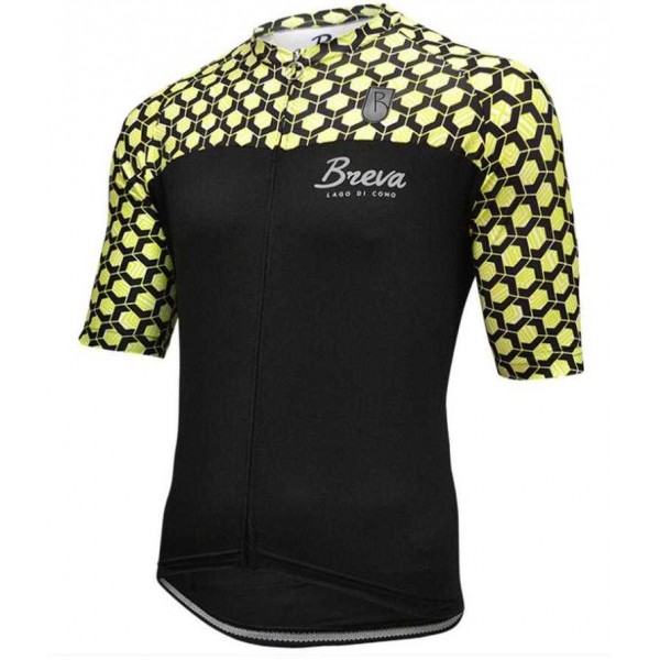 2016-2017 Breva Fahrradtrikot Radsport gelb 24XF3 2016-2017 Breva Fahrradtrikot Radsport gelb 24XF3