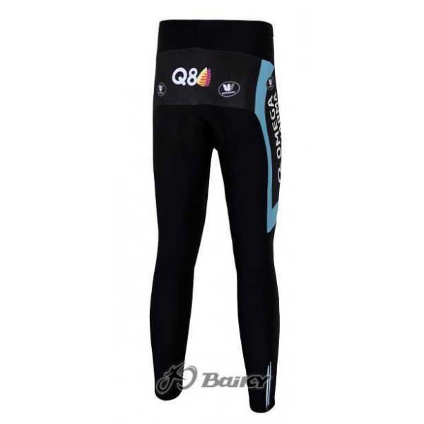 Omega Pharma Quick Step Pro Team Lange Fahrradhose blau weiß 33ULB Omega Pharma Quick Step Pro Team Lange Fahrradhose blau weiß 33ULB