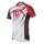 2014 Fox Bike Teams Fahrradtrikot Radsport weiß Rot 3138V