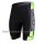 Teams Giordana Kurz Radhose Schwarz grün EM22L