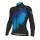 Ale Solid Pulse-blau Fahrradbekleidung Radtrikot Langarm FSOEI