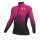 Damen Ale PRS Dots DWR-roze Fahrradbekleidung Radtrikot Langarm 2QSVY