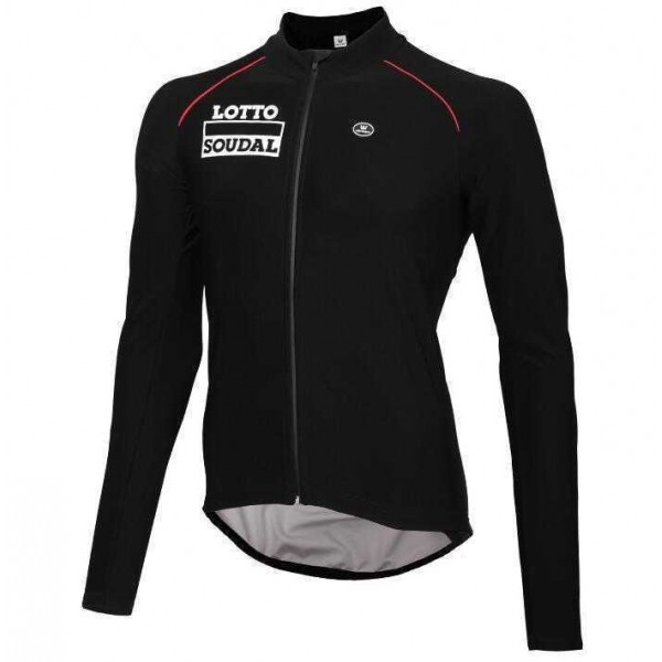 2016 LOTTO SOUDAL Fahrradbekleidung Radtrikot Langarm vliezen Schwarz 4QA2V 2016 LOTTO SOUDAL Fahrradbekleidung Radtrikot Langarm vliezen Schwarz 4QA2V