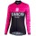 BIANCHI MILANO TERMENO Damen Schwarz/pink Fahrradbekleidung Radtrikot Langarm AUZMN