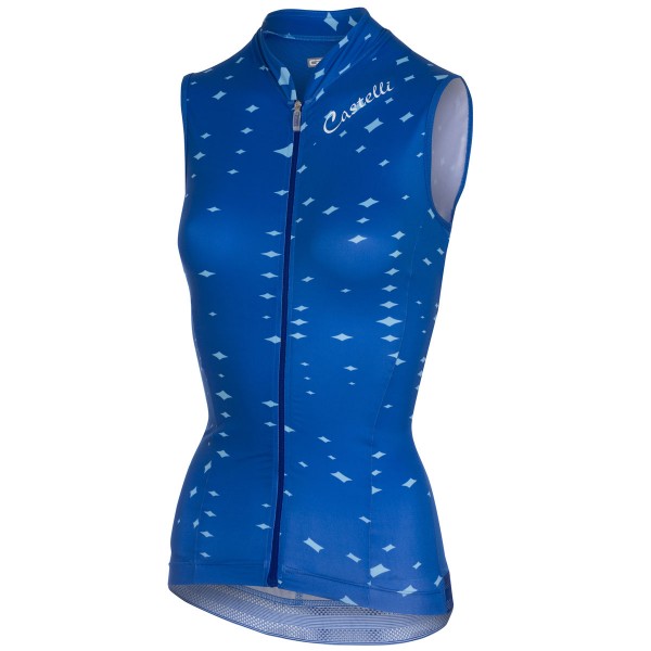 Castelli Stella-Bleu Damen Mouwloze BU9PH Castelli Stella-Bleu Damen Mouwloze BU9PH
