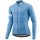 Giant Podium Fahrradbekleidung Radtrikot Langarm cyan/white GC2VG