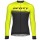 SCOTT RC PRO Fahrradbekleidung Radtrikot Langarm sulphur yellow/black GW65A